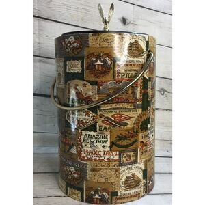 Morgan & Company Designs Bucket Brigade Tall Ice Bucket Vintage MCM U.S.A.